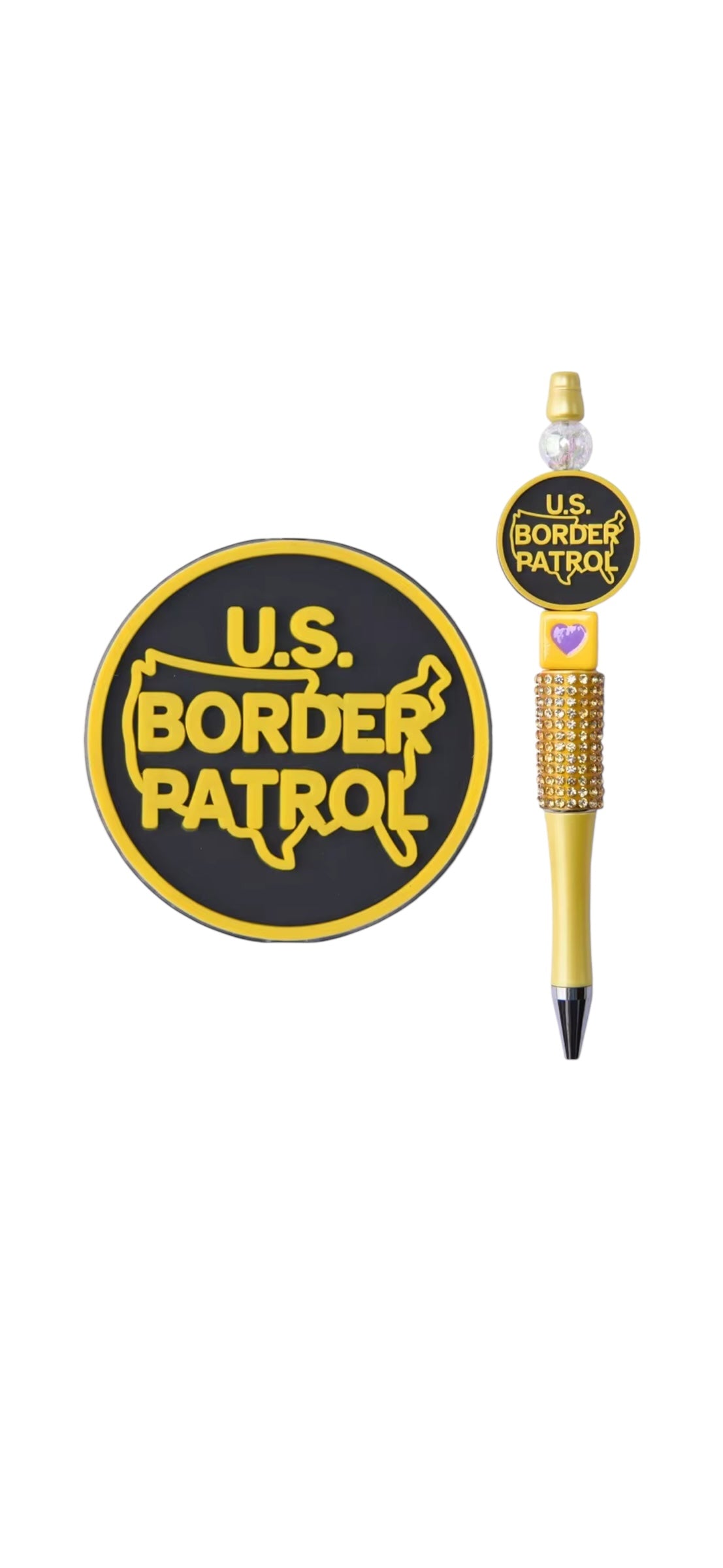 US Border Patrol Focal Bead
