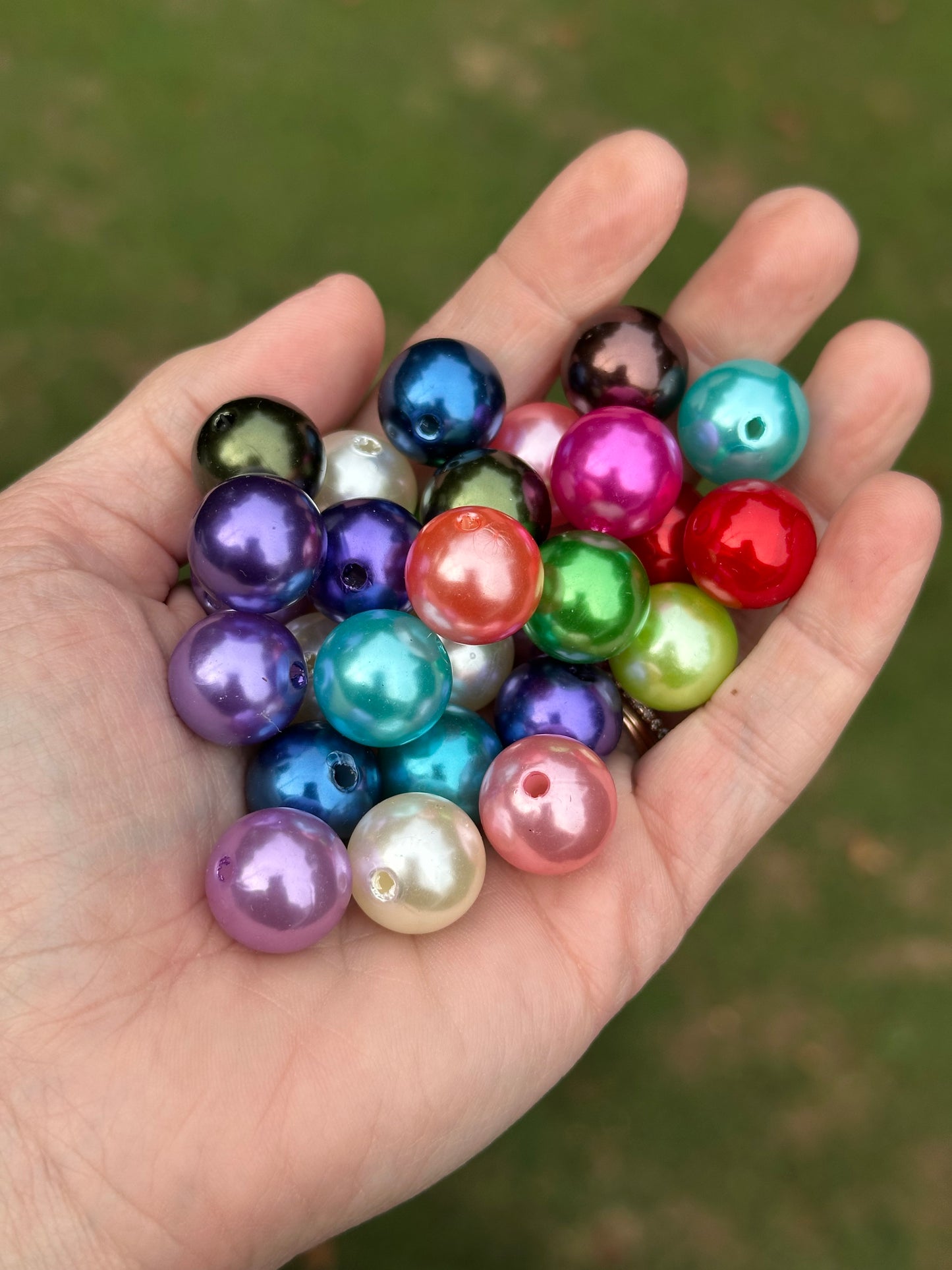 16mm Acrylic Pearl Beads Mix