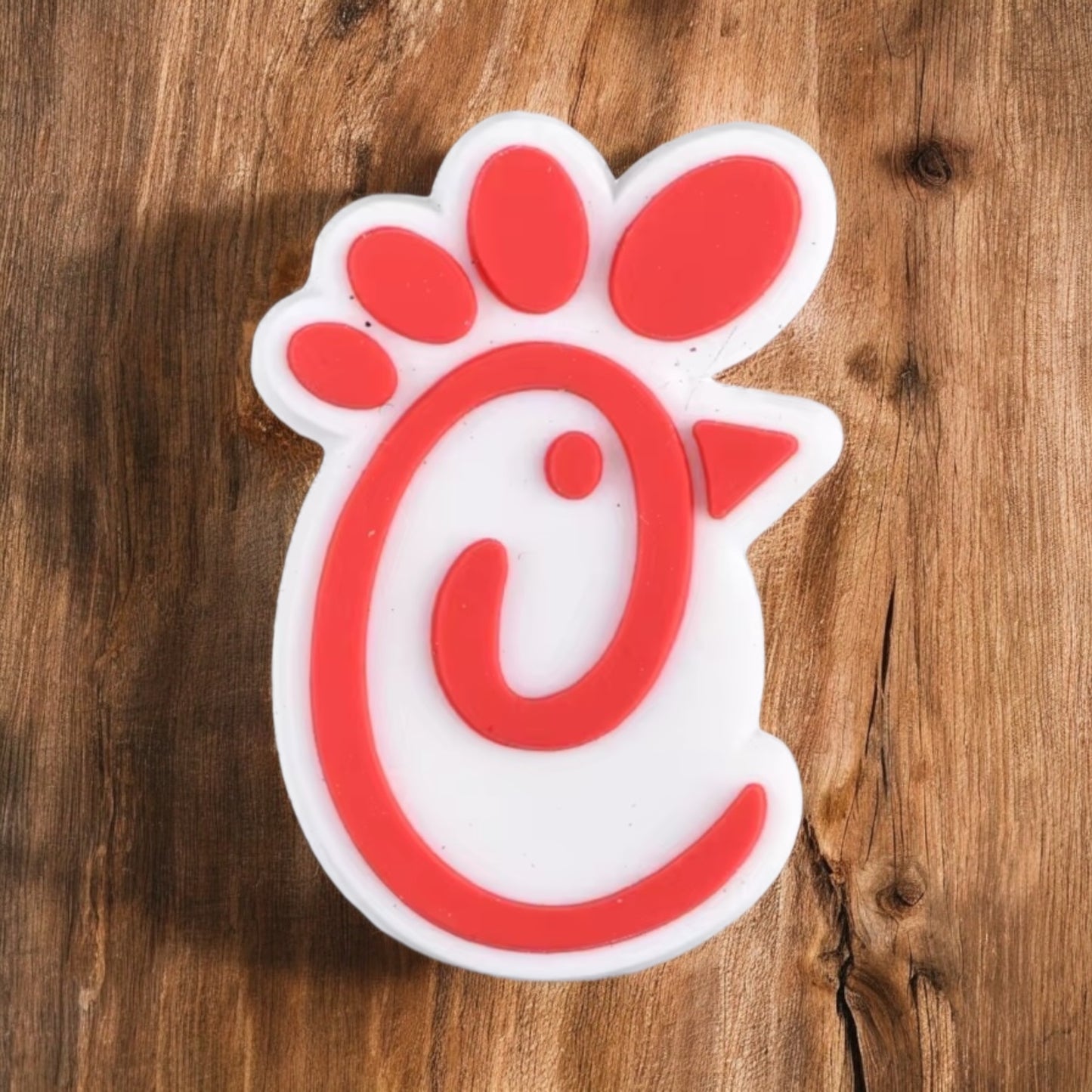 Chicken Restaurant Chik-Fil-A Silicone Focal Bead