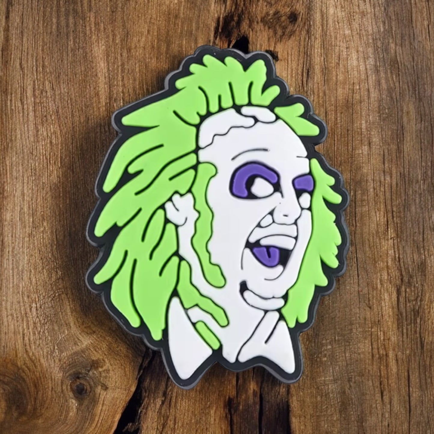Beetlejuice Halloween PVC Focal Bead