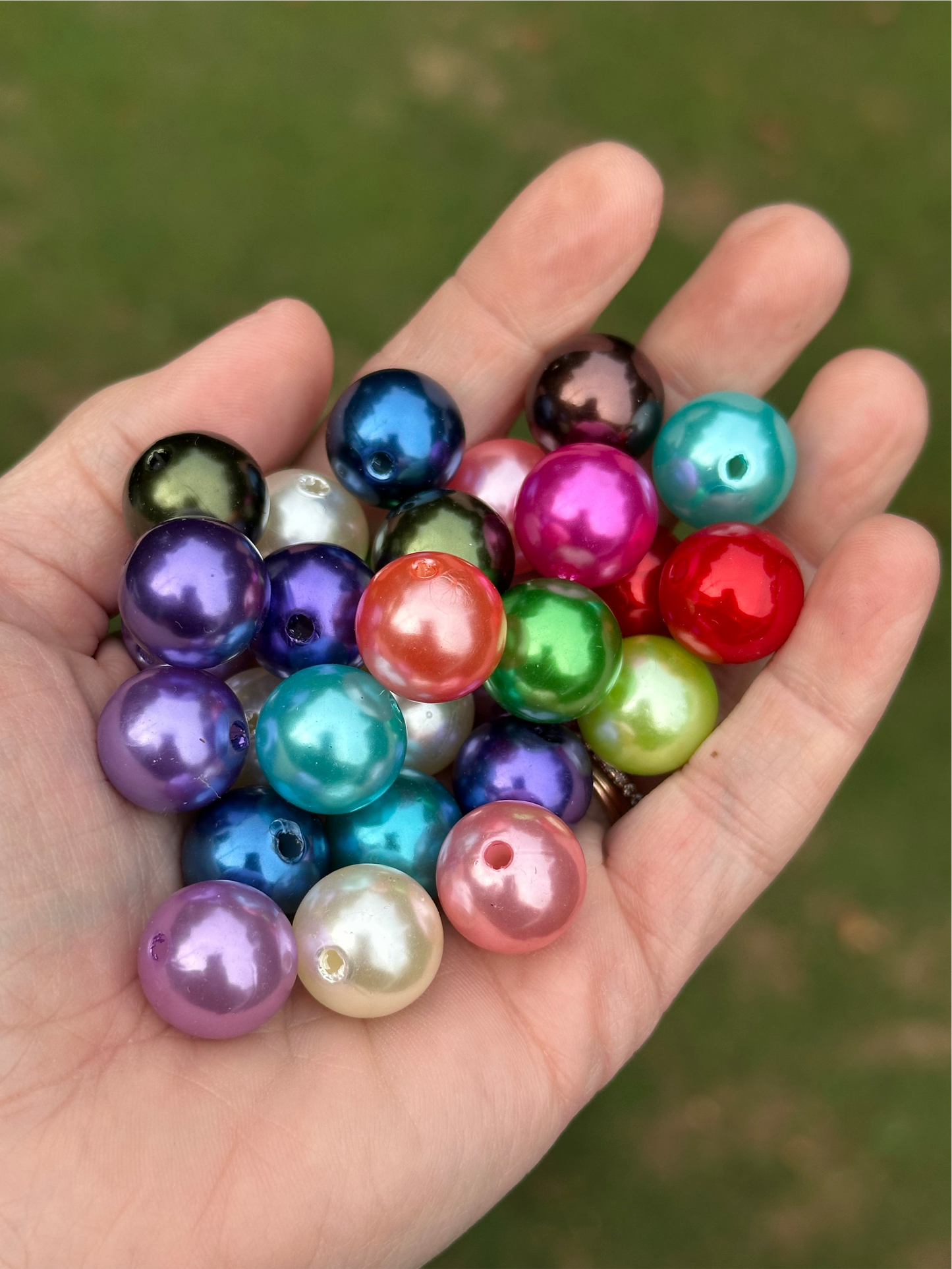 16mm Acrylic Pearl Beads Mix