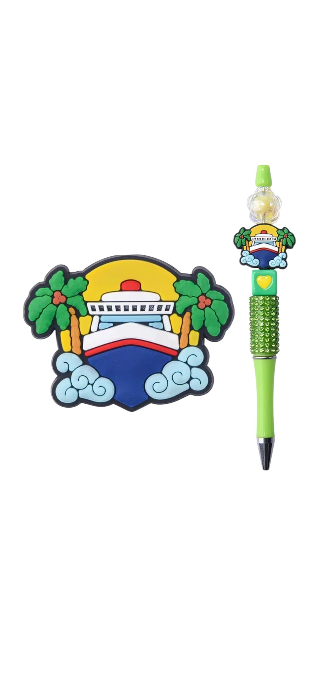 Cruise Ship Boat Focal Bead