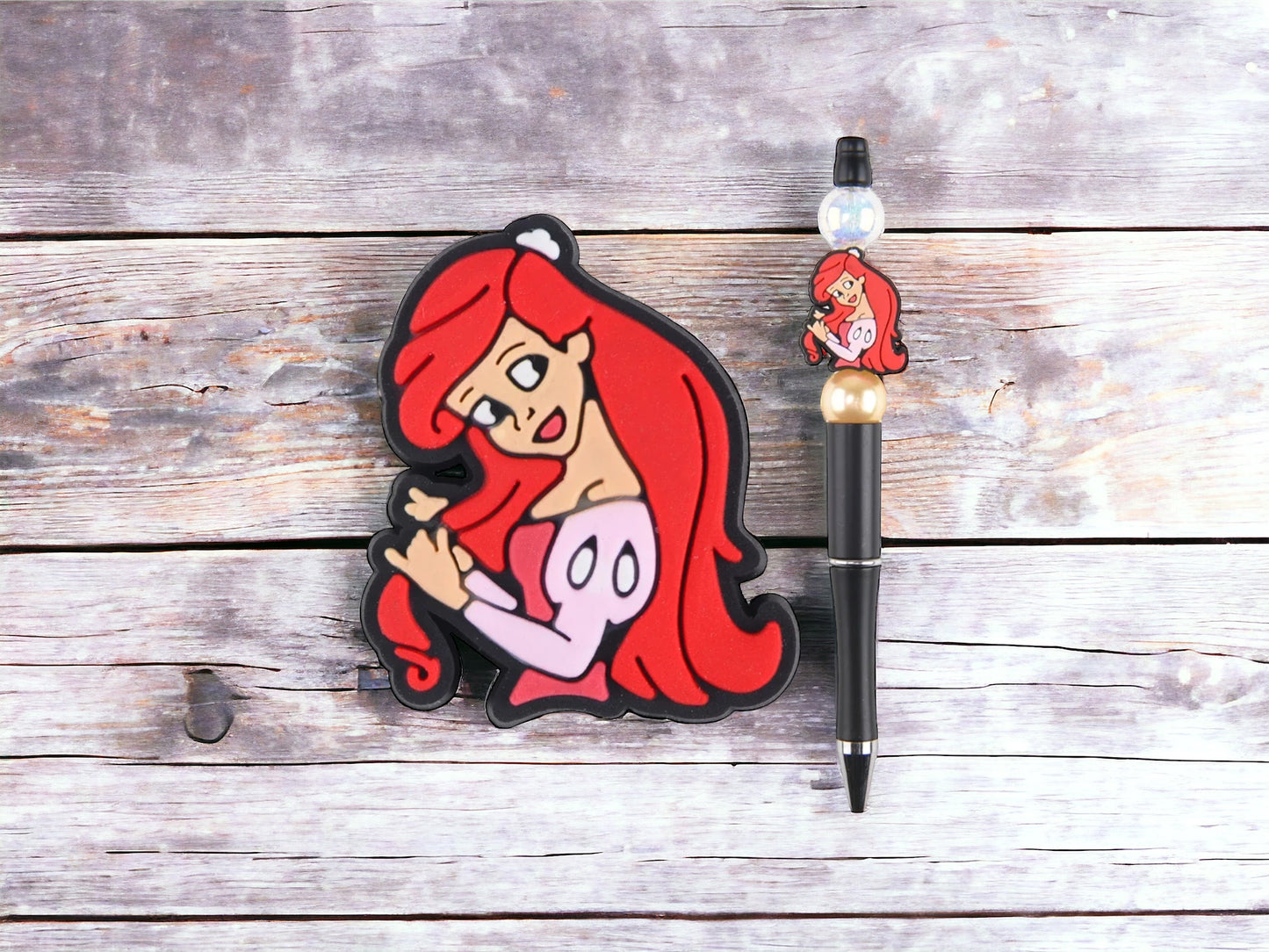 Mermaid Silicone Focal Bead