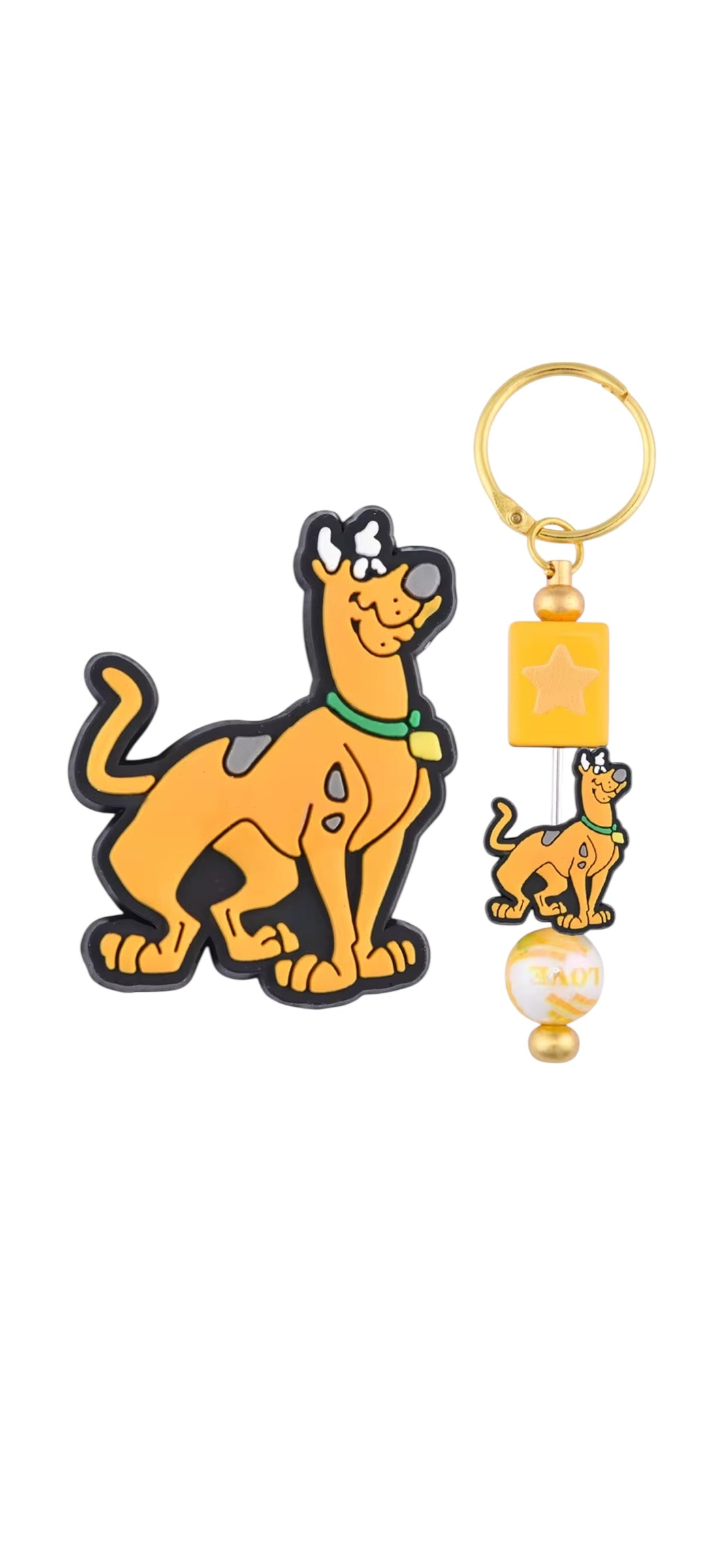 Cartoon Dog Scooby Van Focal Bead
