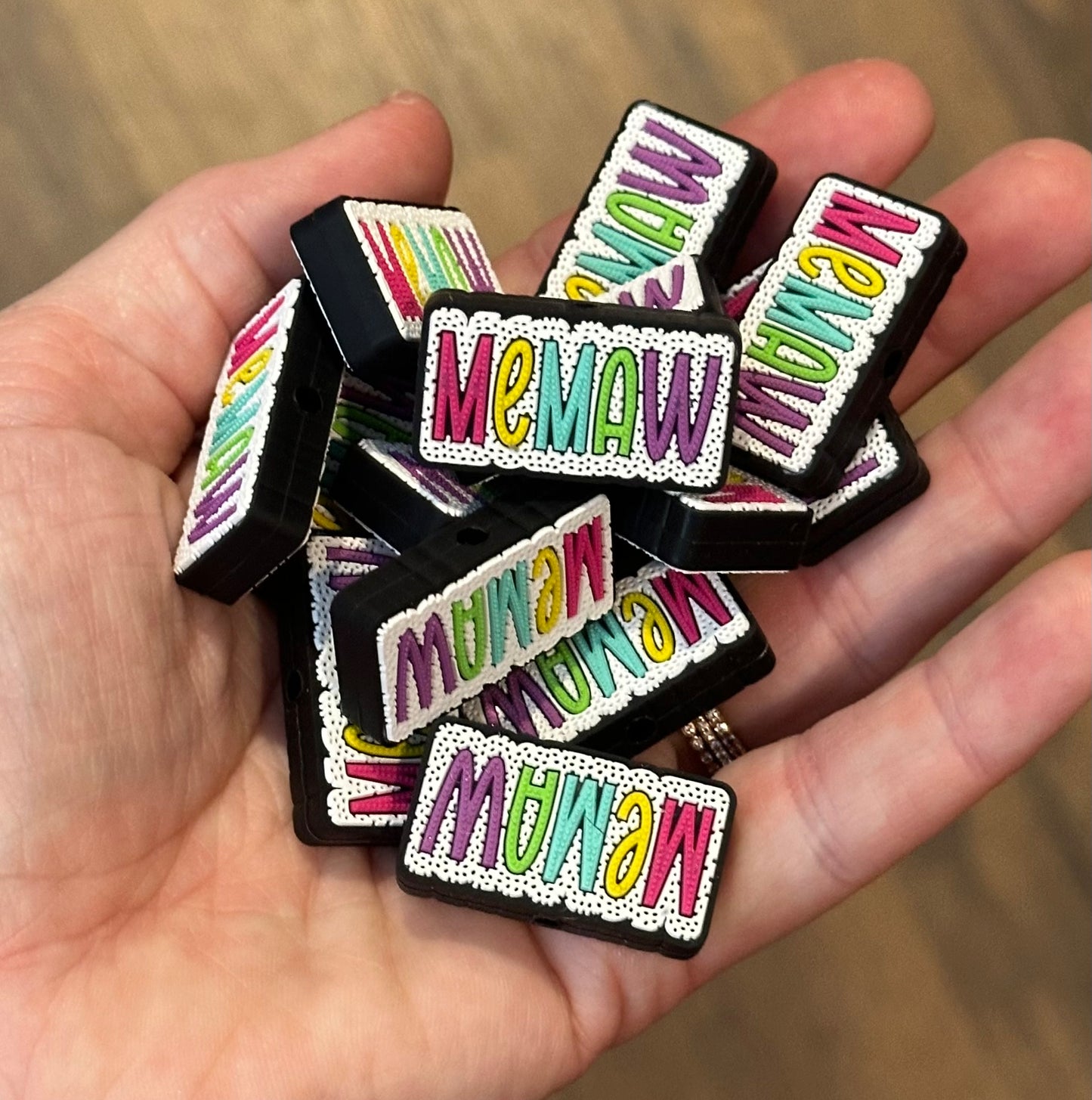 Memaw Silicone Focal Beads