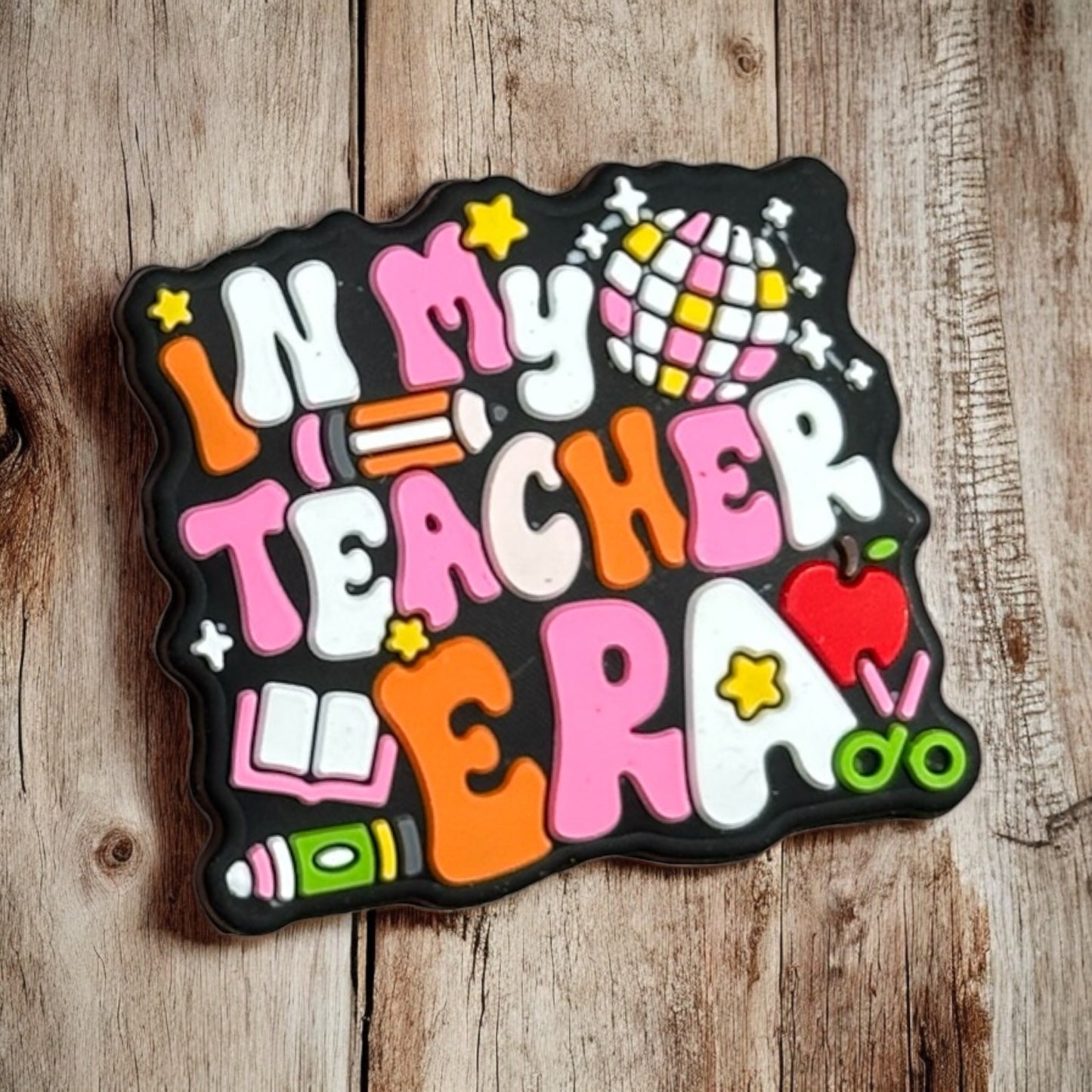 Teacher Era Silicone Focal Bead