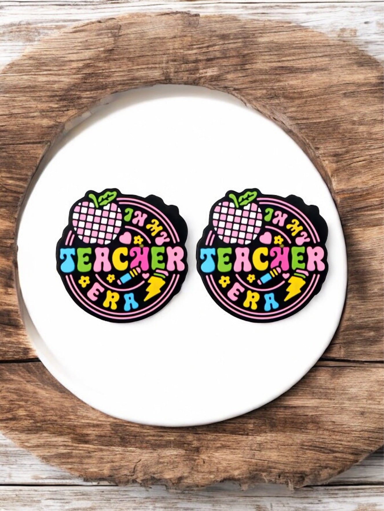 In My Teacher Era Silicone Focal Bead