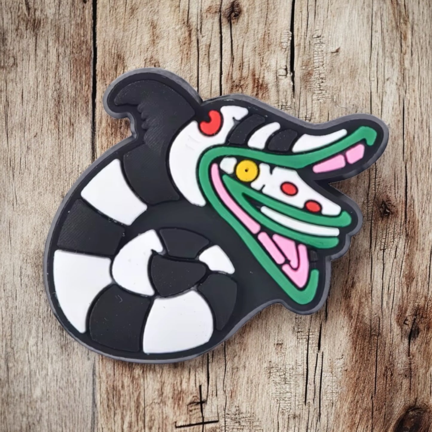 Beetlejuice Halloween PVC Focal Bead