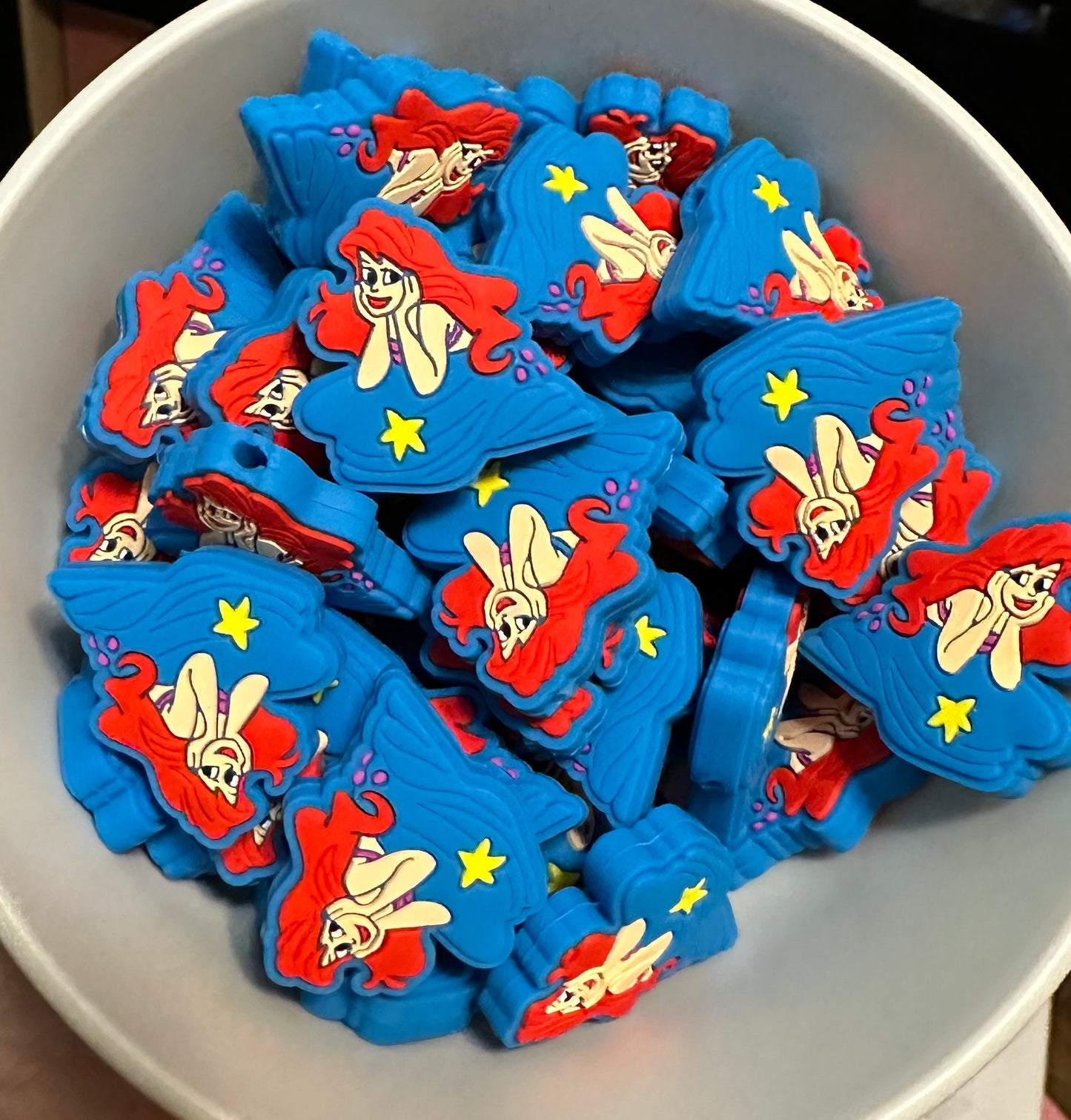 Mermaid Silicone Focal Bead