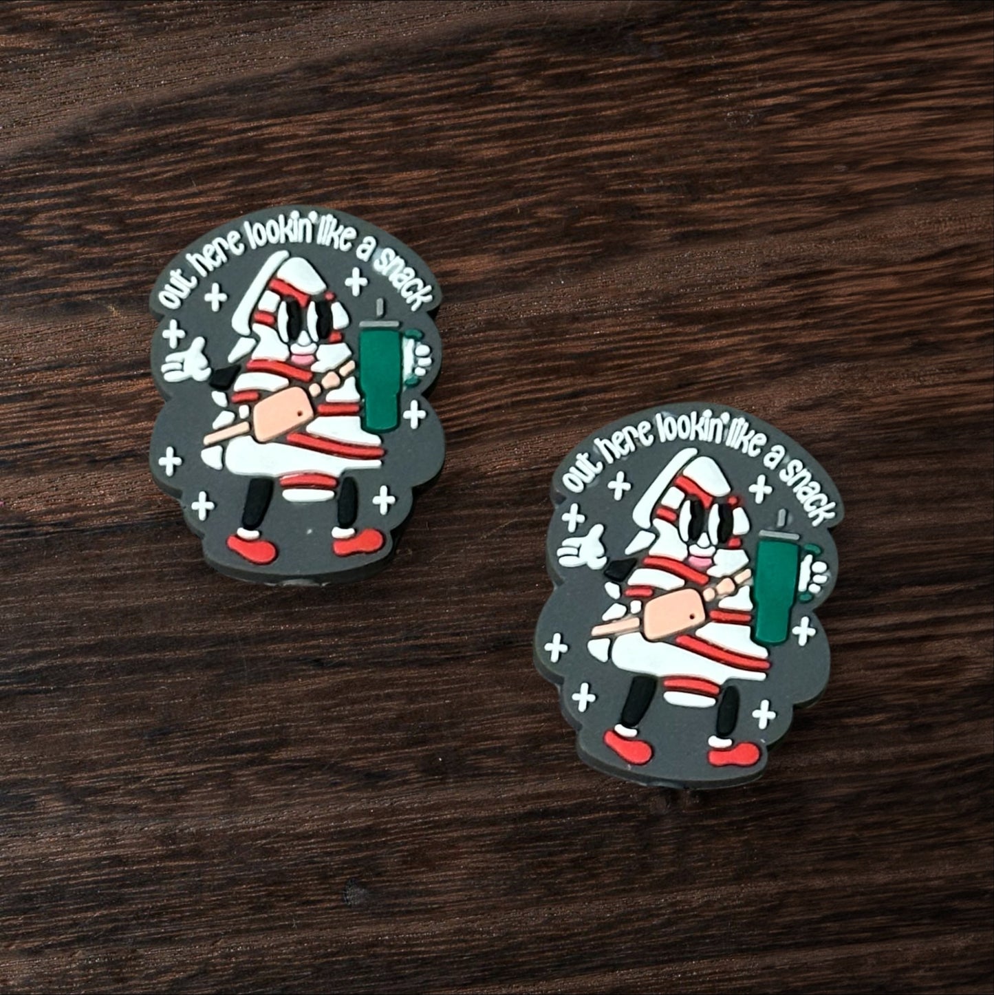 Christmas Tree Cake PVC Focal Bead