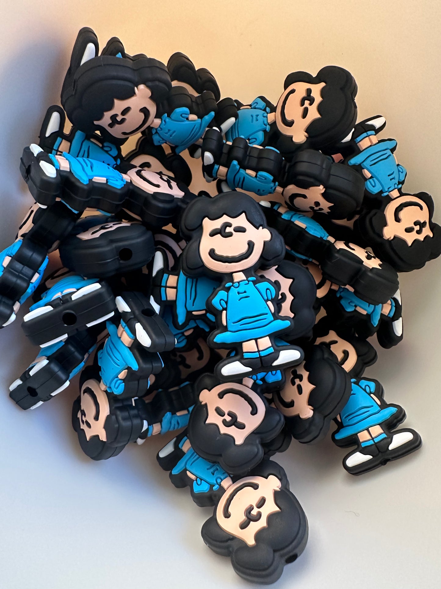 Peanuts Lucy Silicone Focal Bead