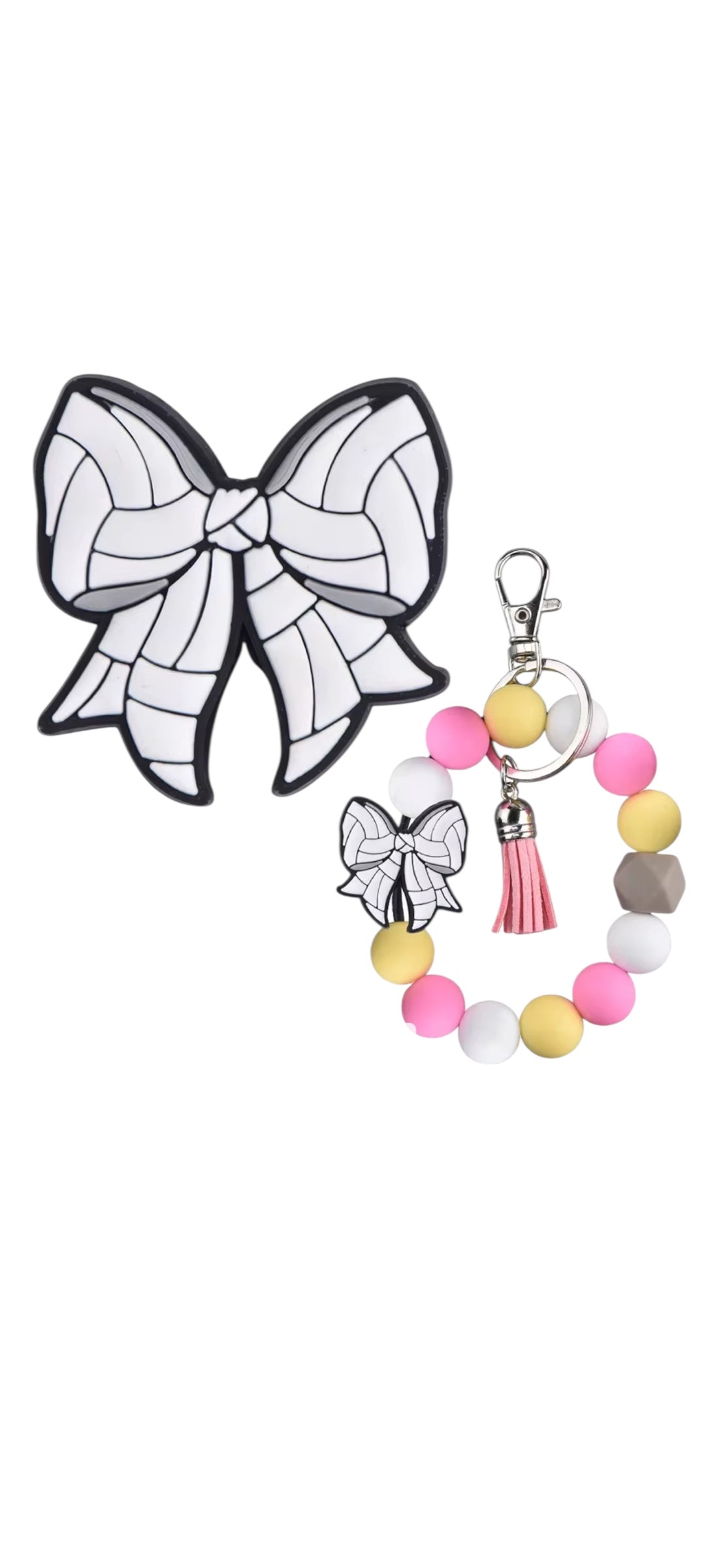 Bows Sports PVC Focal Bead