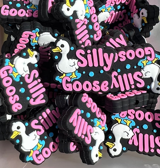 Silly Goose Silicone Focal Bead