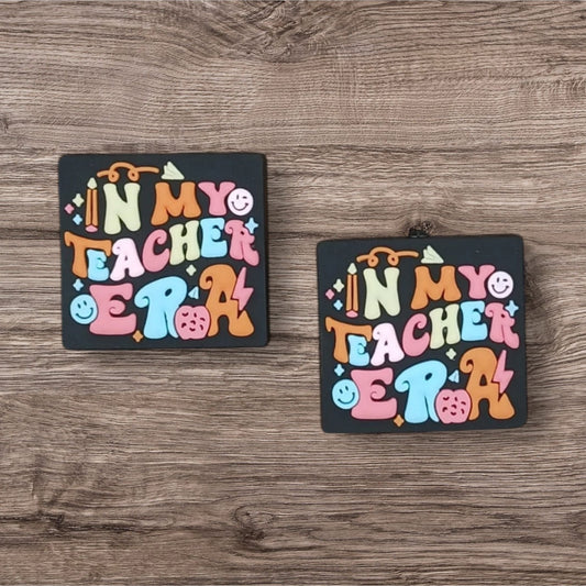 Teacher Era Silicone Focal Bead