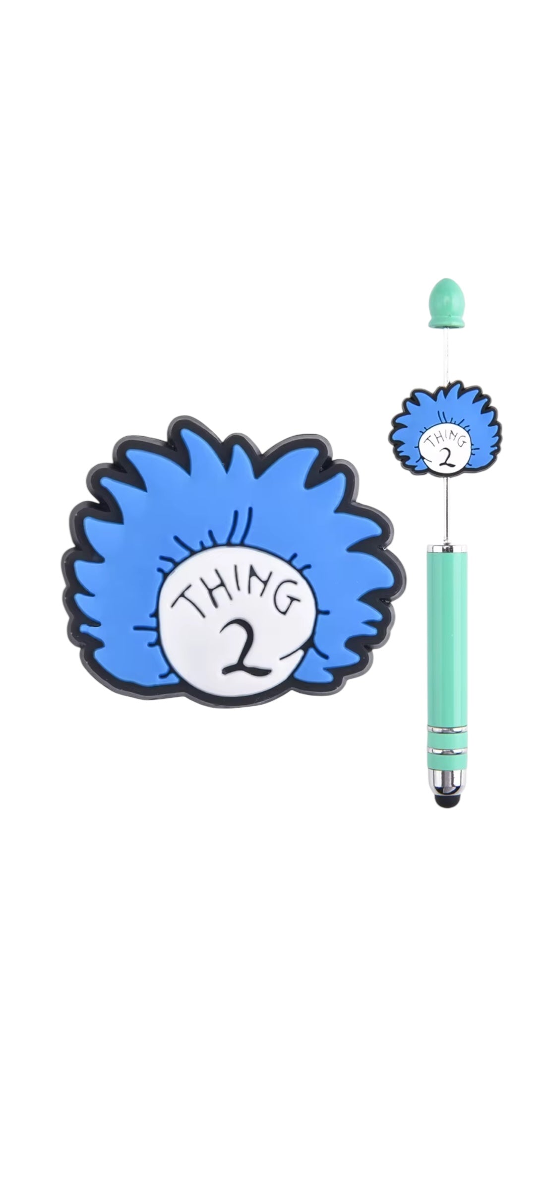 Dr. Suess School Teacher Silicone Focal Bead