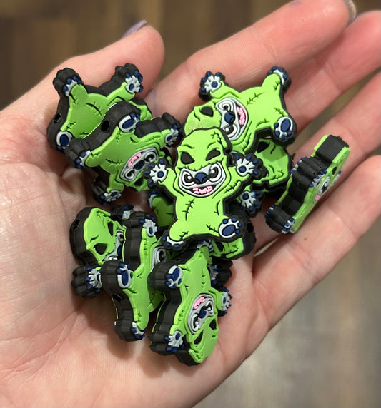 Halloween Blue Guy Focal Bead