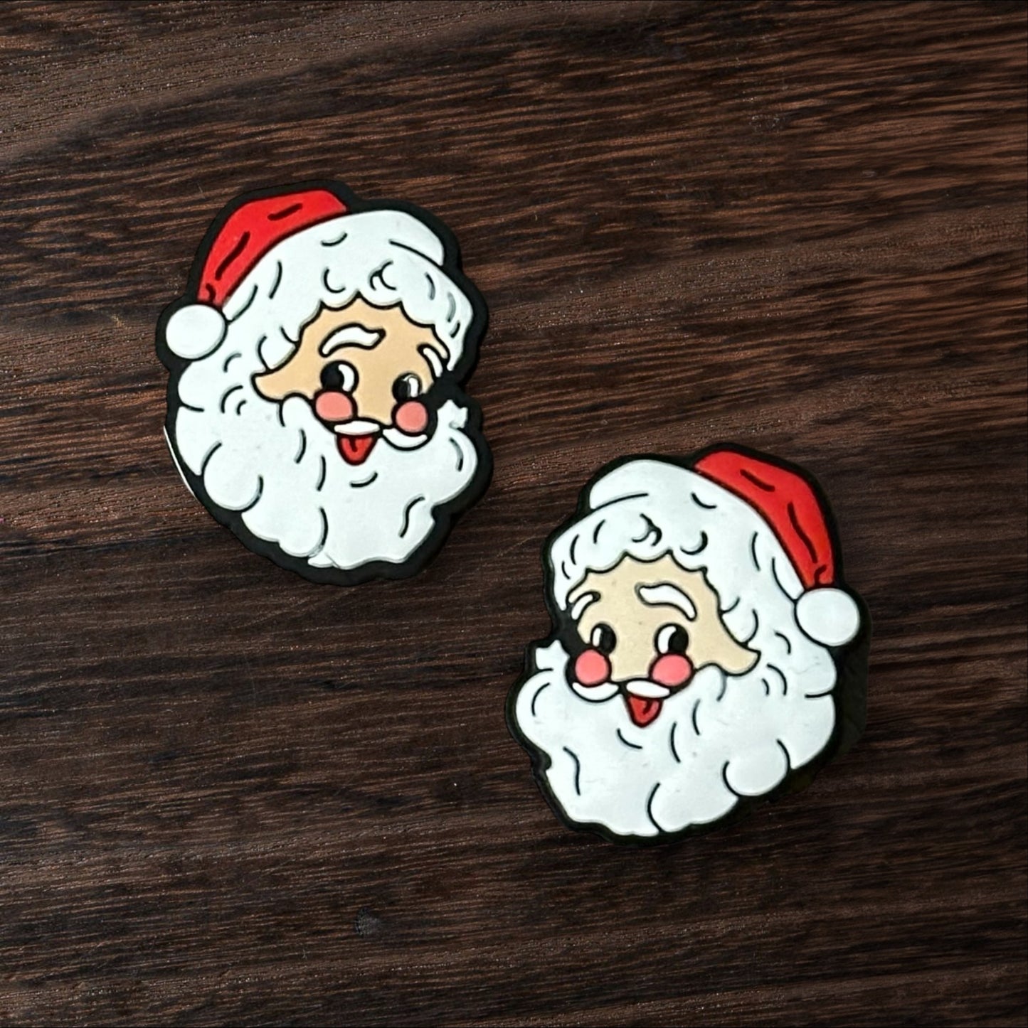 Christmas Santa Silicone Focal Bead