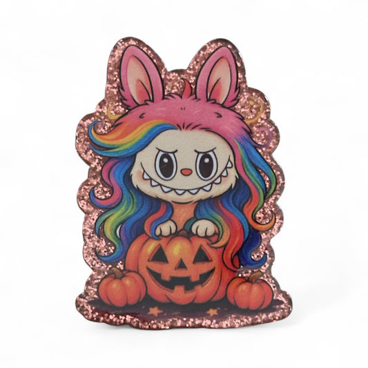 Labubu Halloween Glitter Flatback