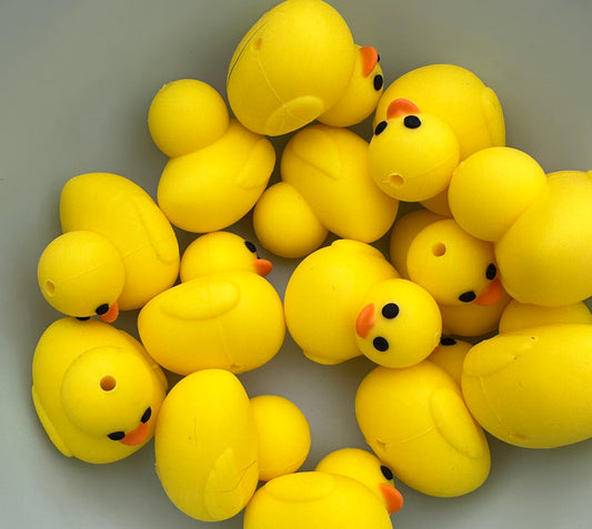 Rubber Duck Silicone Focal Beads