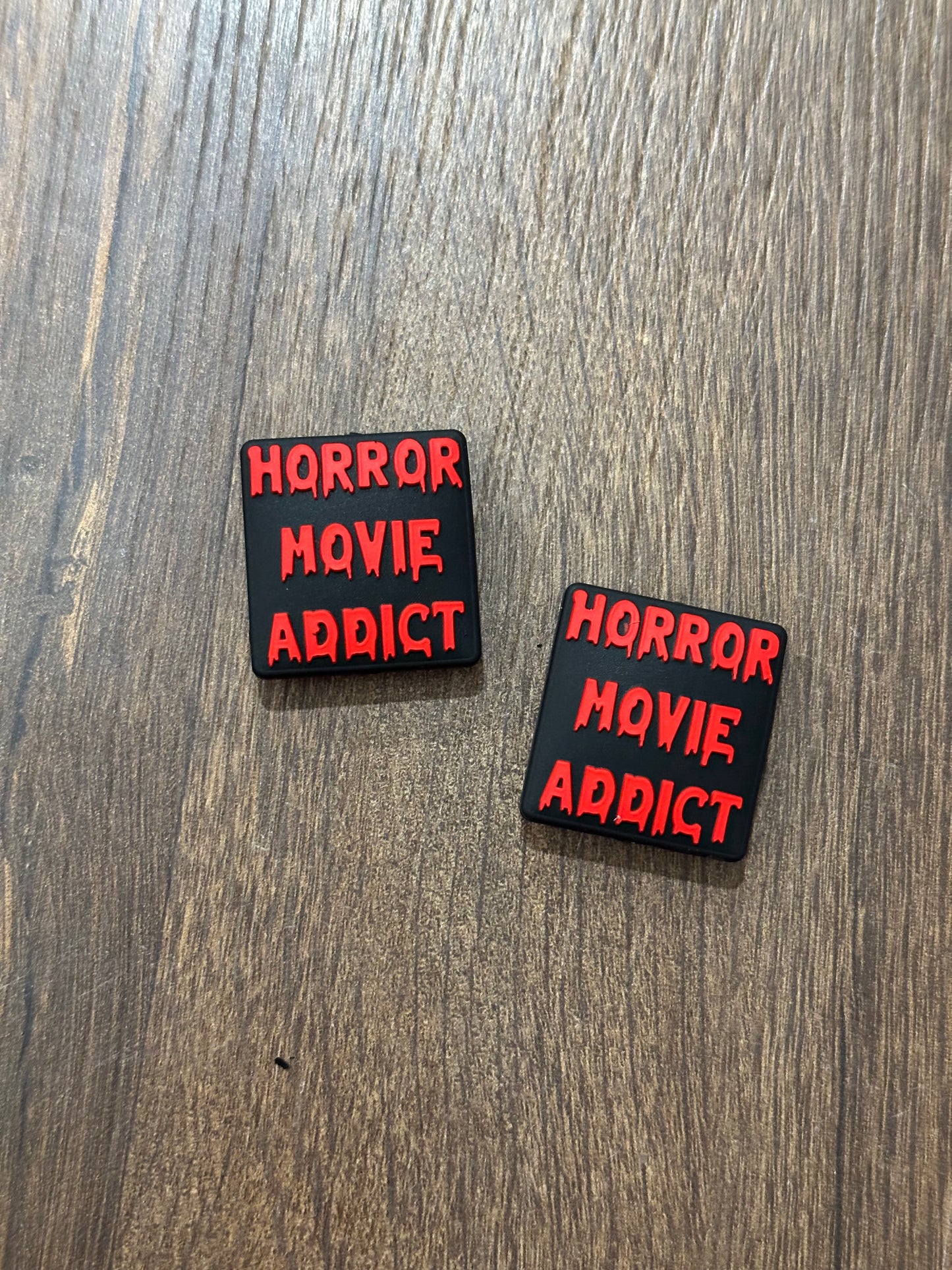 Halloween Horror Movie Club Addict Silicone Focal Bead