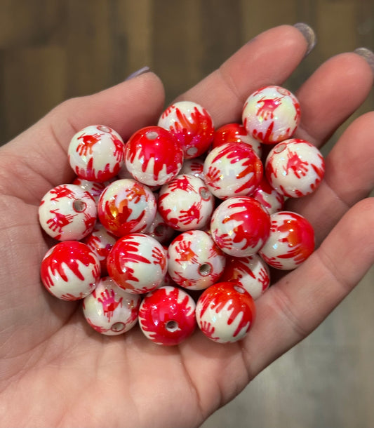 16mm Acrylic Halloween Horror Beads