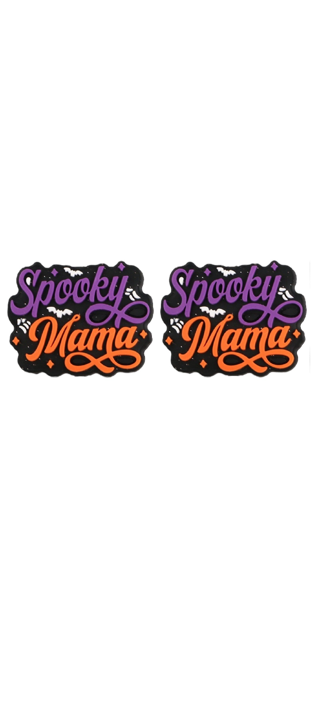 Halloween Spooky Mama Silicone Focal Bead