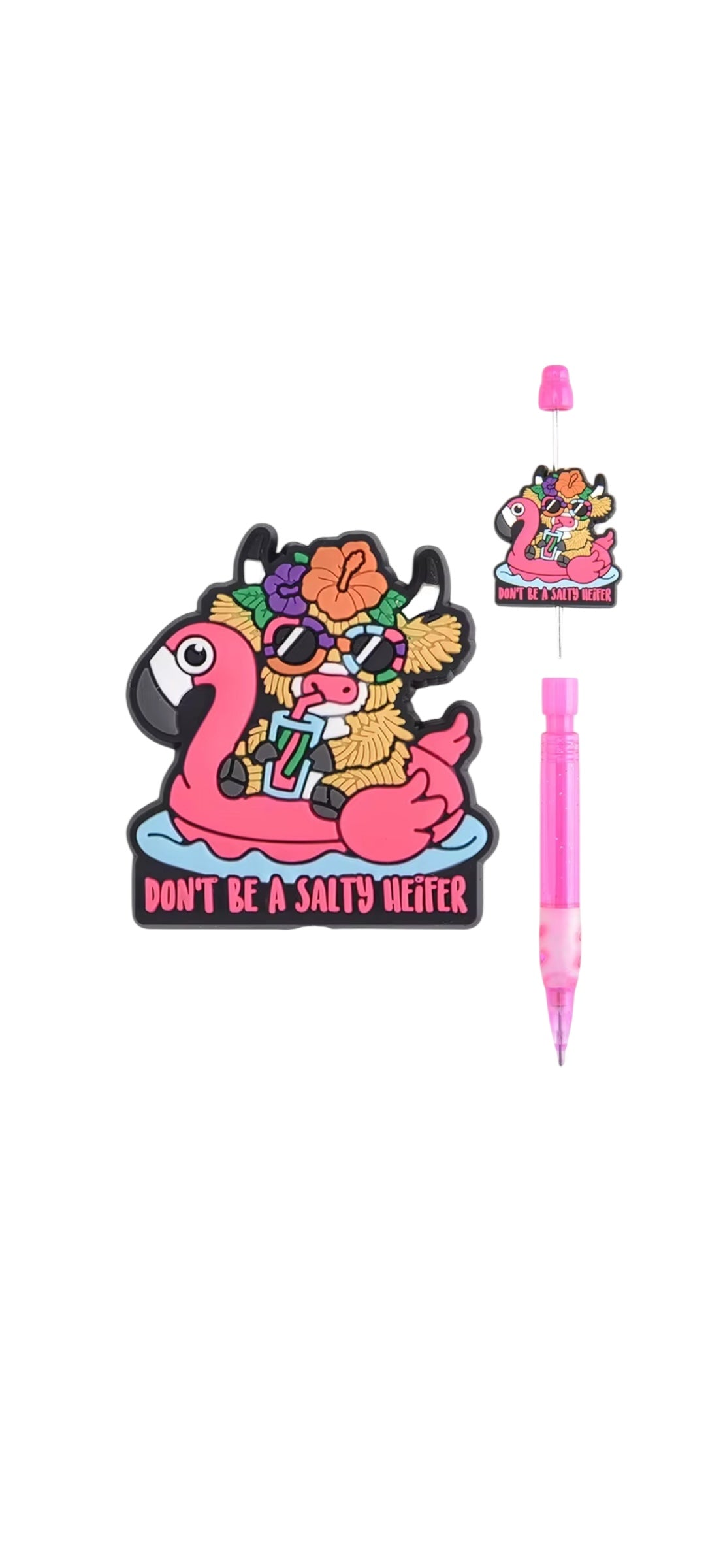 Cow Salty Heifer Focal Bead