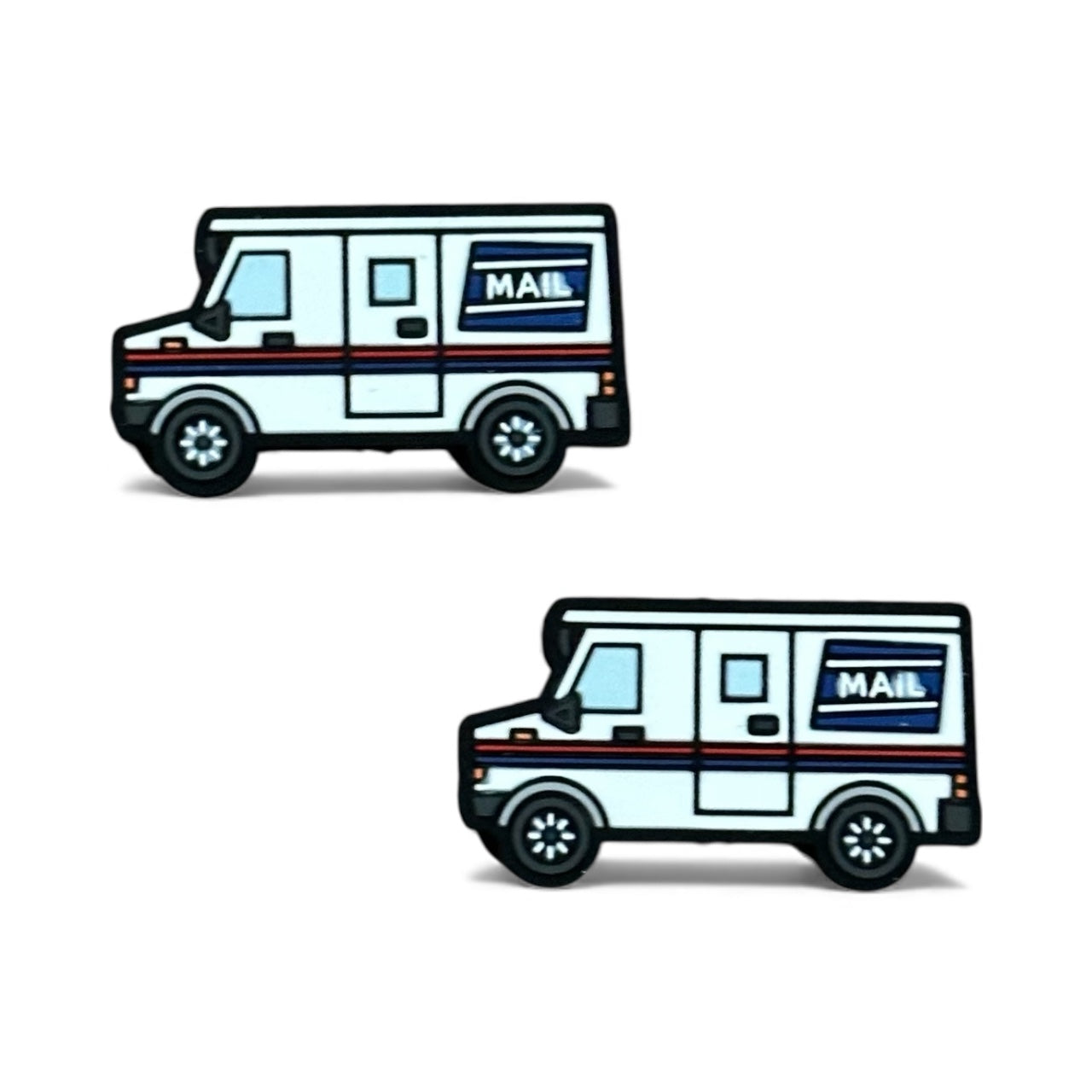 Mail Truck USPS Silicone Focal Bead