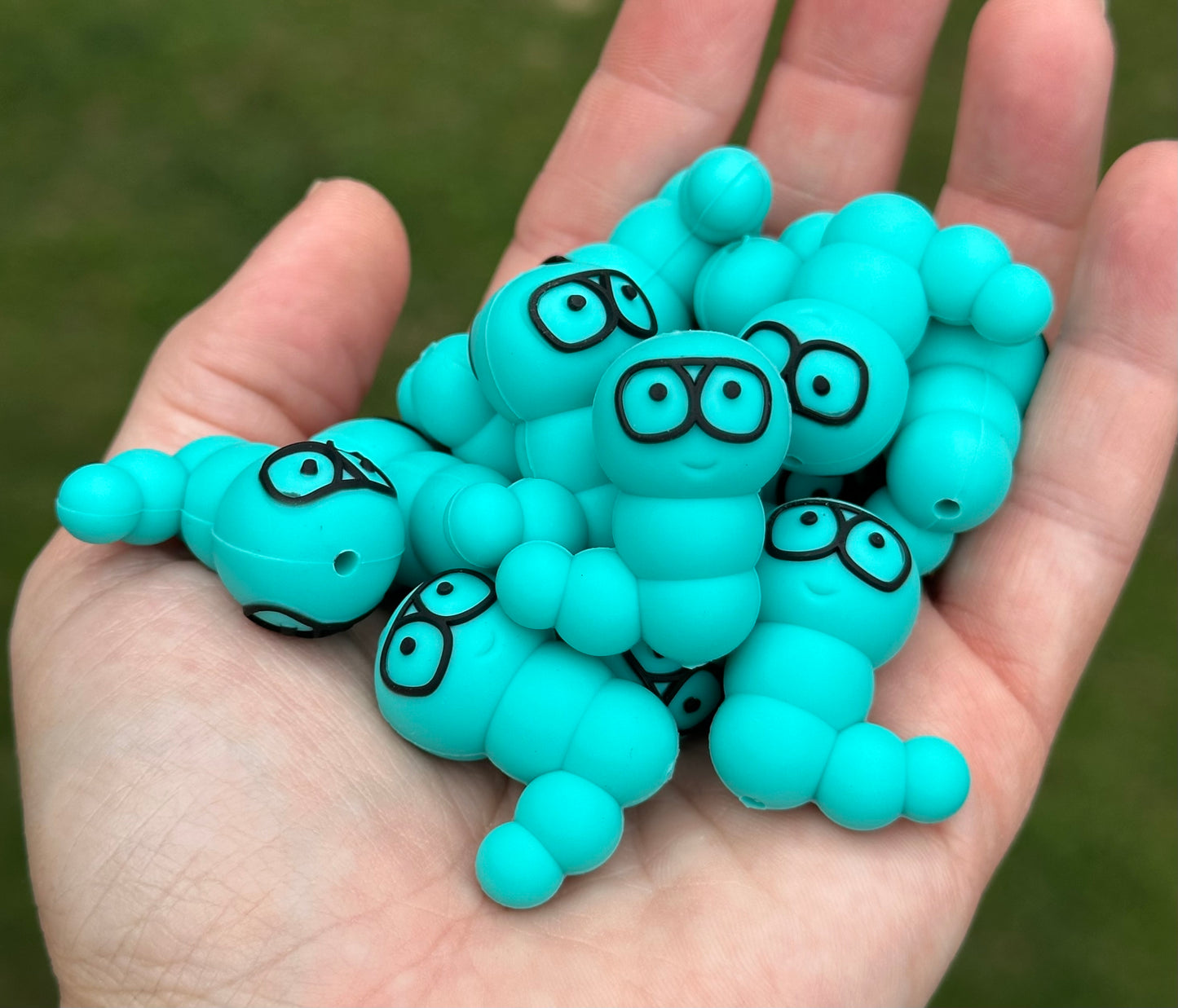 3D Silicone Focal Book Worms
