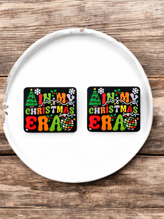 In My Christmas Era Silicone Focal Bead
