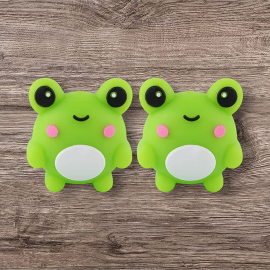 Frog 3D Silicone Focal Bead