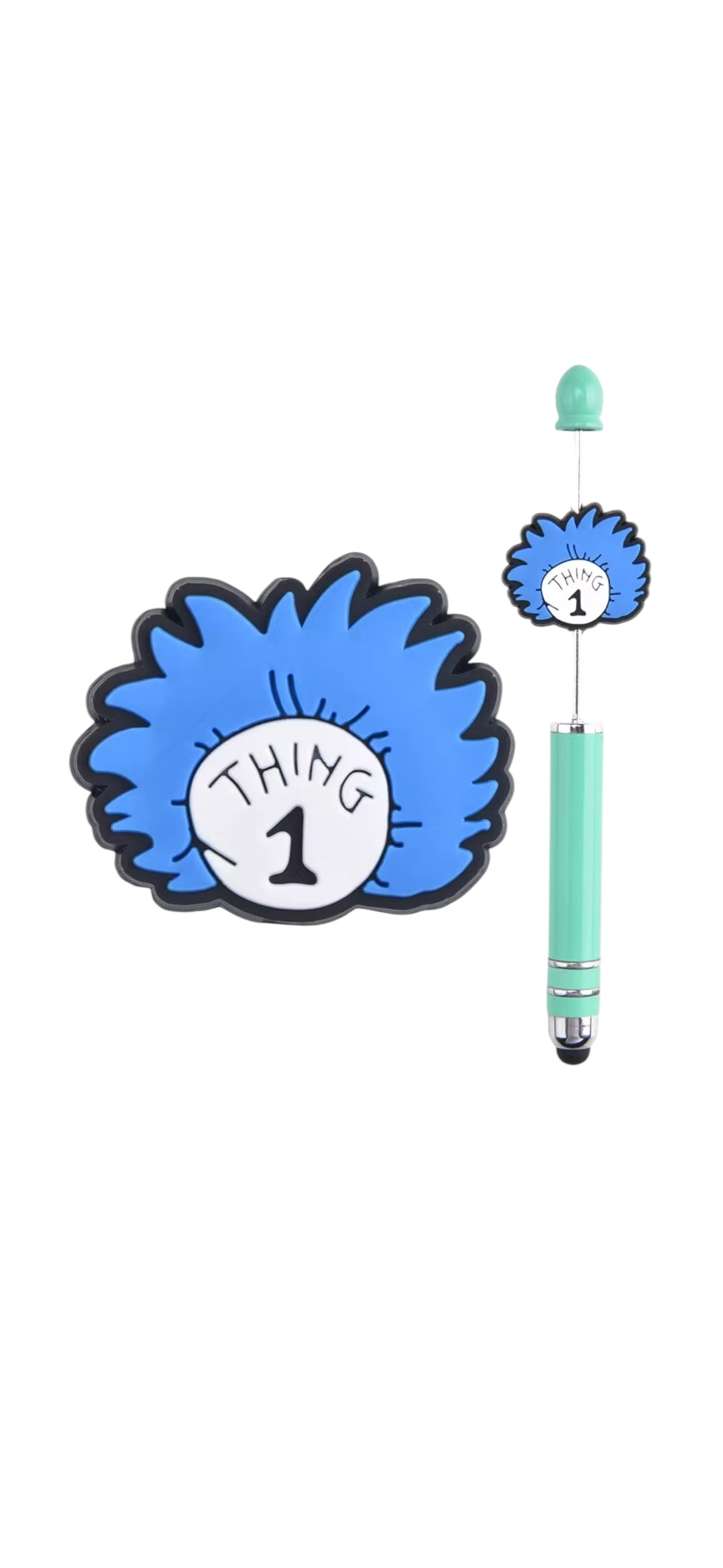 Dr. Suess School Teacher Silicone Focal Bead