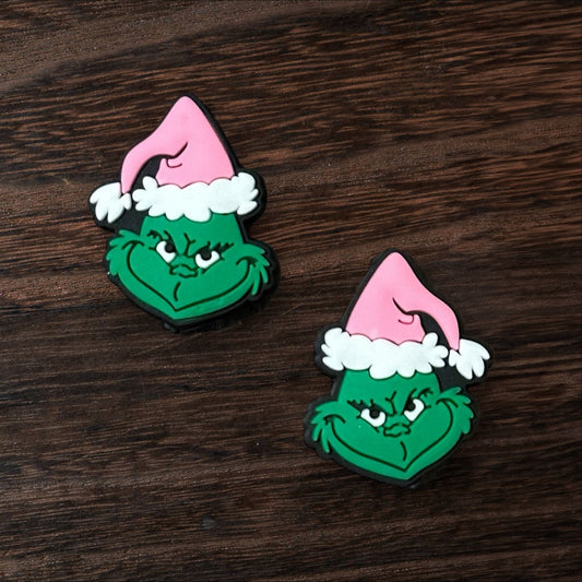 Christmas Grinch Silicone Focal Bead