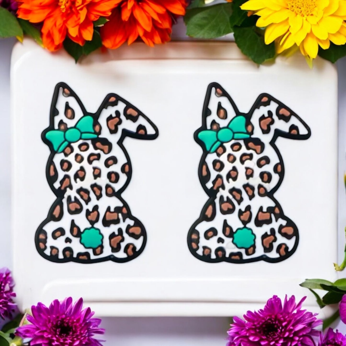Easter Bunny Silicone Focal Bead