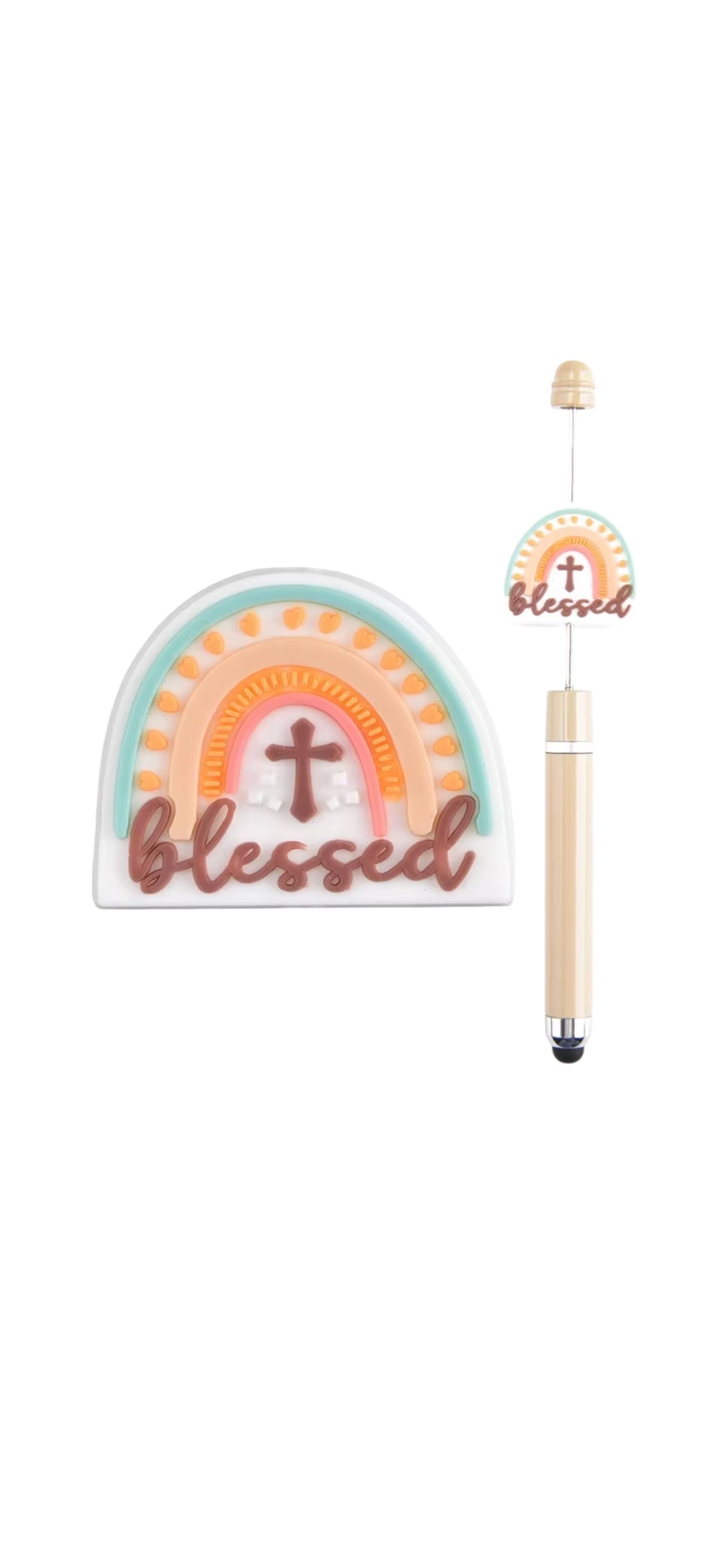 Faith Jesus Blessed Story Focal Bead