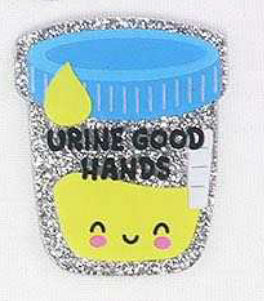 Urine Acrylic Flatback Glitter