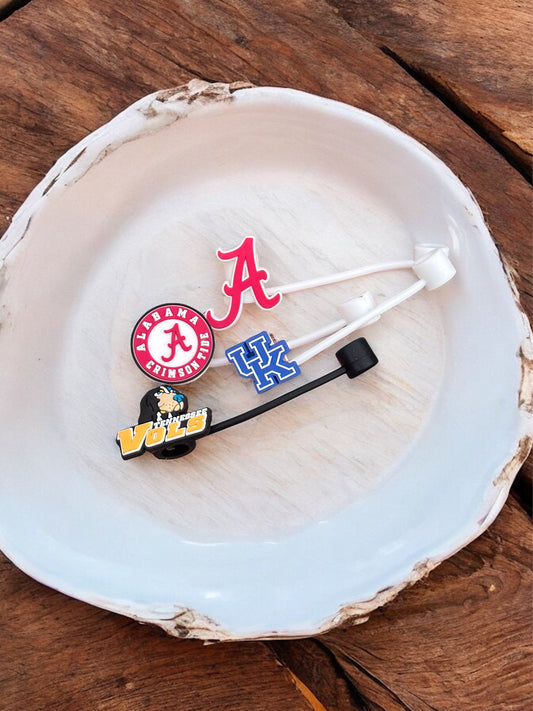 Alabama Kentucky Tennessee Silicone Straw Topper 10mm