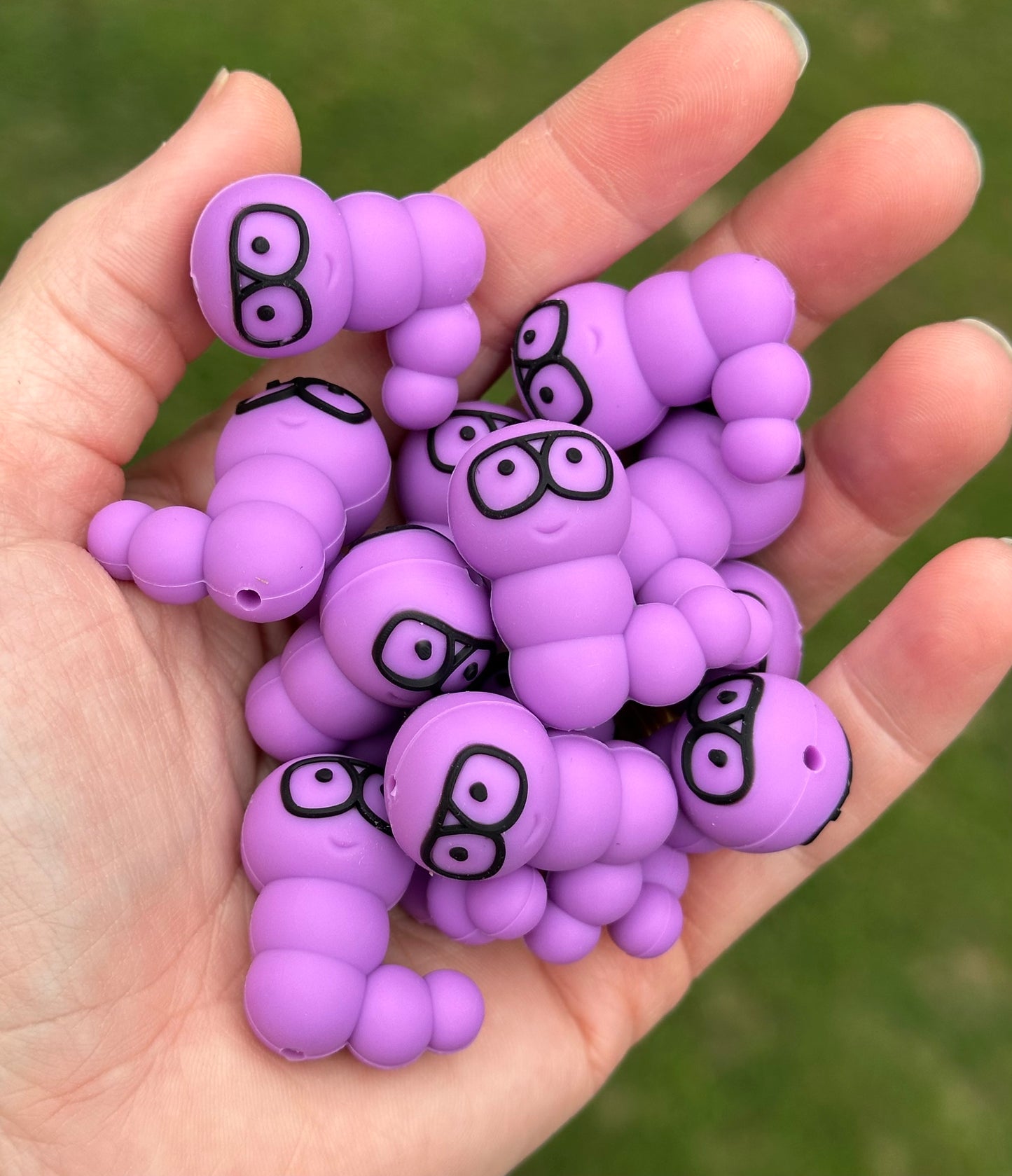 3D Silicone Focal Book Worms