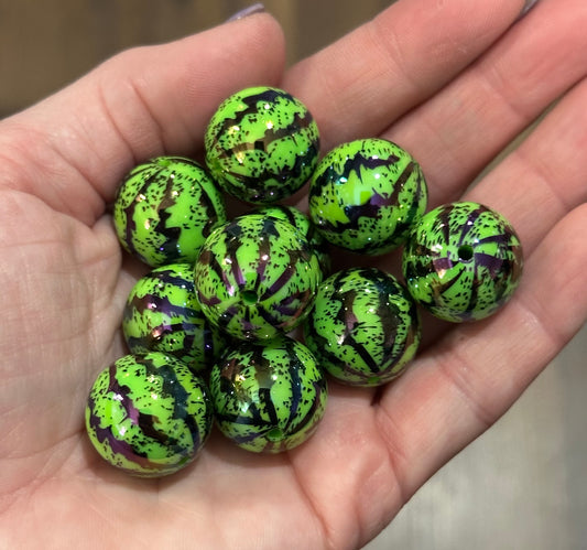 20mm Watermelon Acrylic Beads