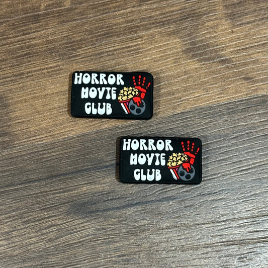 Halloween Horror Movie Club Addict Silicone Focal Bead