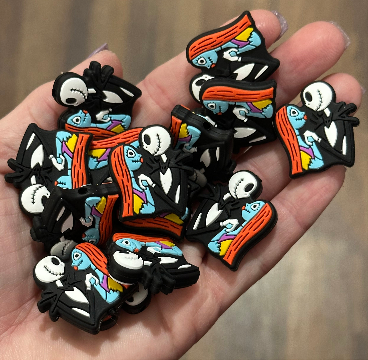 NBC Halloween Christmas Silicone Focal Bead