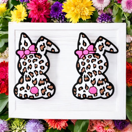 Easter Bunny Silicone Focal Bead