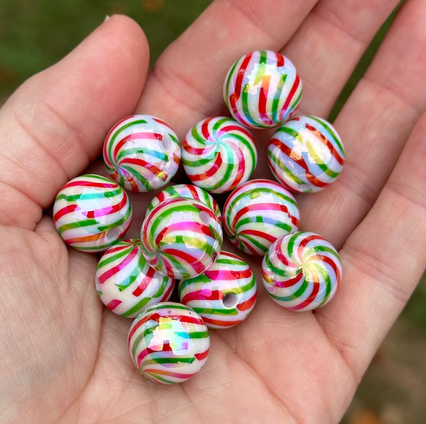 16mm Acrylic Beads Christmas Tree