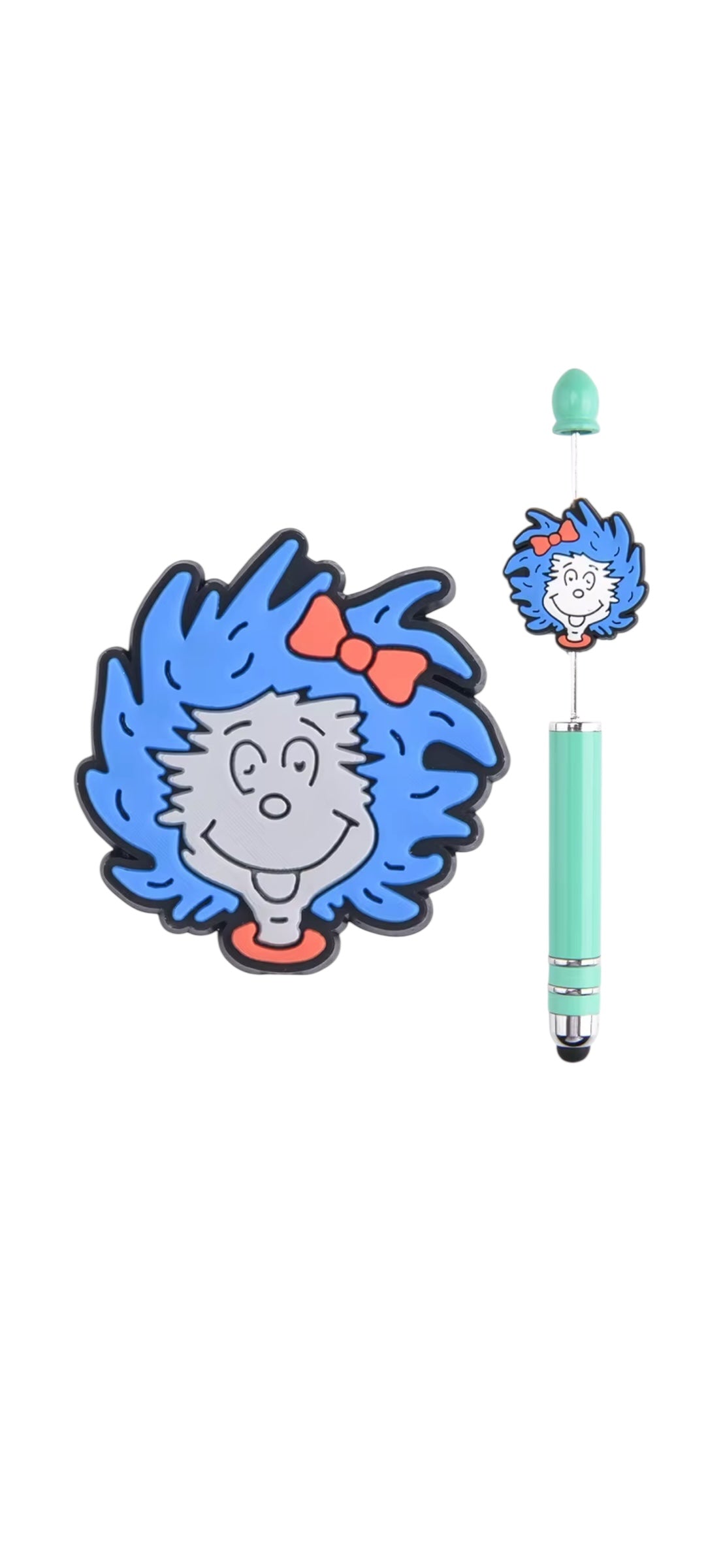 Dr. Suess School Teacher Silicone Focal Bead