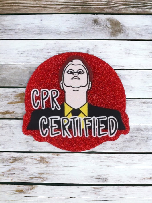 CPR Acrylic Flatback Glitter