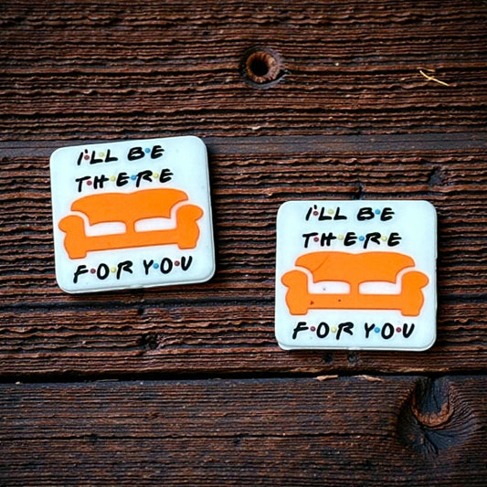 Friends Silicone Focal Bead