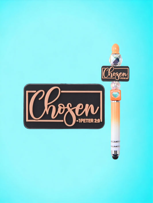 Chosen Faith PVC Focal Bead