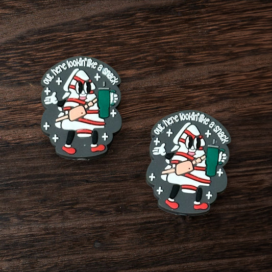 Christmas Tree Cake PVC Focal Bead