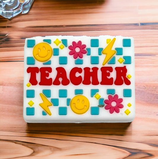 Teacher Silicone Focal Bead