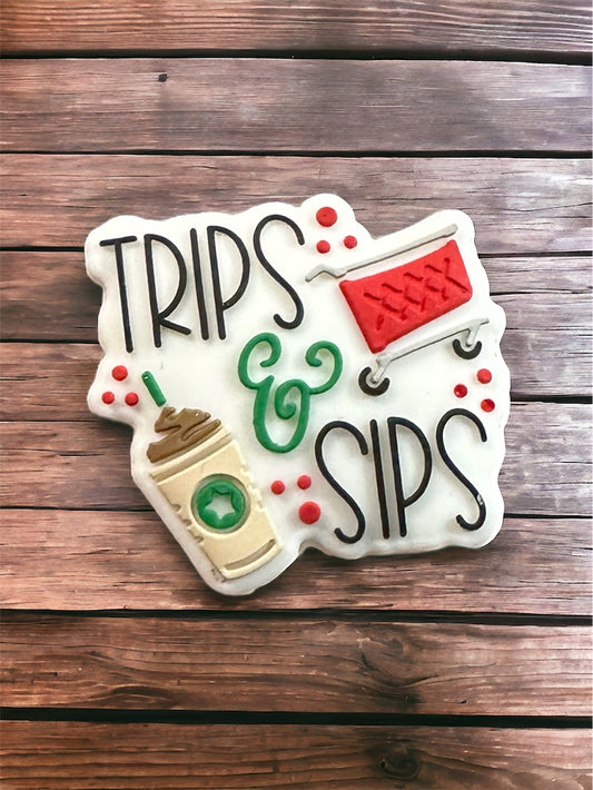 Trips and Sips Silicone Focal Bead